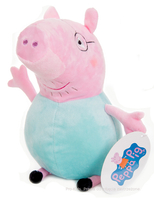 Świnka Peppa - maskotka pluszowa - Tata Świnki Peppy - 32 cm