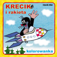 Kolorowanka Krecik i rakieta