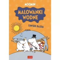 Malowanki wodne Muminki – Zawsze razem | Trefl Books, format A4, 2024