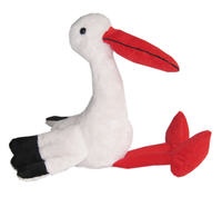 ZWIERZAKI: Maskotka pluszowy bocian, 40 cm