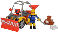 Strażak Sam Pojazd Quad z pługiem i figurka