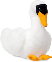 ZWIERZAKI: Aurora World, Maskotka Łabędź Grace 30 cm, seria Flopsies, miła w dotyku