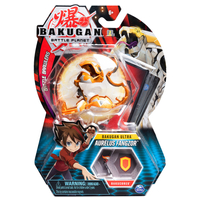 Spin Master, Bakugan Battle Planet, Figurka Ultra Aurelus Fangzor i karty zdolności i postaci