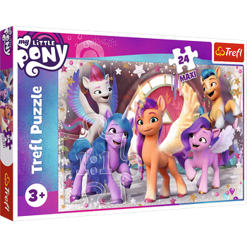 Trefl, My Little Pony, Puzzle Maxi dla dzieci, 24 duże elementy