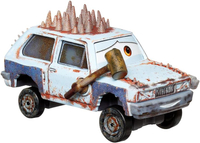 Mattel, Cars, Auta w trasie, resorak samochodzik z bajki, Jeremy, wykonany z metalu i plastiku, wiek dziecka 3+