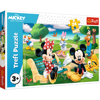 Myszka Minnie i Miki - Puzzle MAXI 24 el. - Trefl