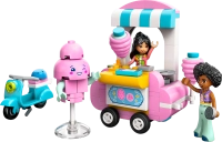 Klocki Lego Friends 42643 Stoisko z watą cukrową i skuter, 110 elementów, klocki dla dziewczynek, wiek 6+