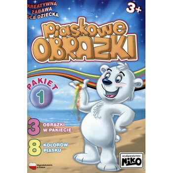 Piaskowe obrazki: Pakiet 1 Miś BL