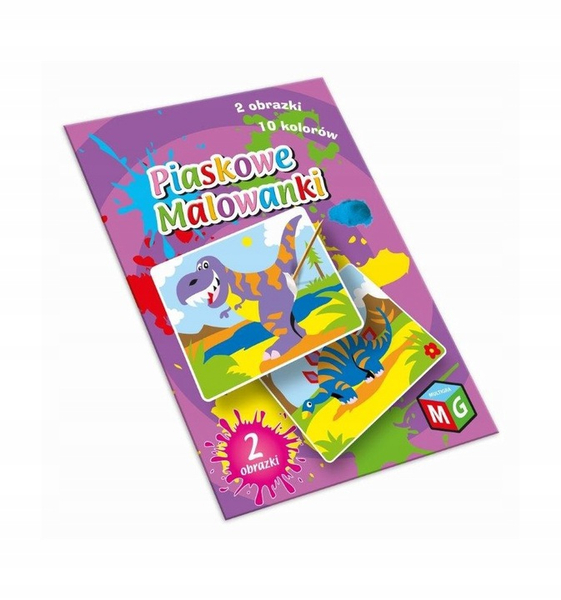 Piaskowe malowanki: Dinozaury BL