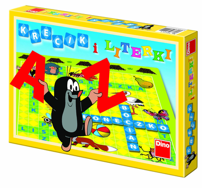Dino Toys, Krecik i Przyjaciele, gra edukacyjna, Krecik i literki
