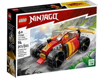 Klocki Lego Ninjago 71780, Samochód wyścigowy ninja Kaia EVO, pojazd i figurka ninja Kai, oryginalne klocki, 94 elementy, wiek 6+