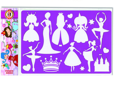 Szablony do odrysowania Księżniczki Królewny BL