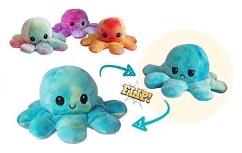 Ośmiorniczka antystresowa, pastelowe kolory, 20 cm, MIX kolorów