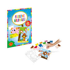 Piaskowe malowanki: świnka i zajączek BL