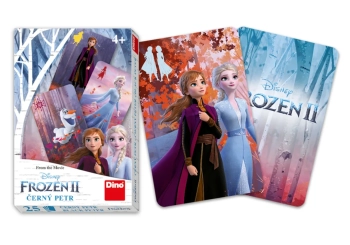 Kraina Lodu Frozen 2, Karty do gry dla dzieci Czarny Piotruś