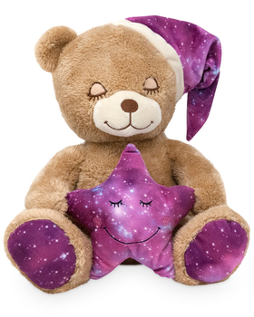 ZWIERZAKI: Miś pluszowy z gwiazdką, 25 cm