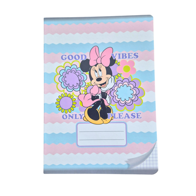 Zeszyt szkolny A5 16k Kratka bez marginesów Myszka Minnie Good Vibes dla Dziewczynki