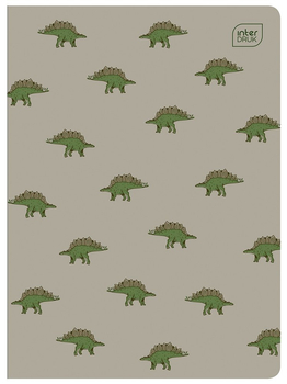 Zeszyt w miękkiej okładce, 32 kartki, kratka, Dinozaury 3