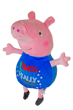 Play by Play Świnka Peppa Pluszowa maskotka George Jacek z napisami Dinos 25 cm