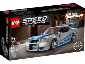 Klocki Lego Speed Champions 76917 Nissan Skyline GT-R (R34) z filmu „Za szybcy, za wściekli”, 319 el., wiek dziecka 9+