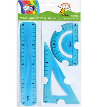Elastyczny zestaw geometryczny, 3 elementy, Fiorello