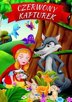 Czerwony Kapturek – Klasyczna Bajka dla Dzieci, Twarda Oprawa, Ilustrowana Książka Fenix, 24 Strony