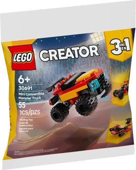 Lego Creator 30691 Mały monster truck do przebudowania, 55 el., wiek dziecka 6 lat+
