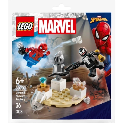 Klocki Lego Marvel Super Heroes 30707 Napad Venoma na muzeum, 36 el., dla dzieci 6+