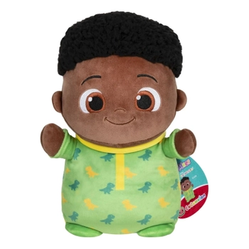 Cocomelon, Super miękka maskotka pluszowa Cody, 25 cm, licencyjna z bajki, renomowany producent, idealna do tulenia, seria Squishmallows HugMees, dla dzieci w wieku 0+