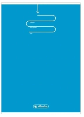 Herlitz, Zeszyt w kratkę, format A5, 60 kartek, Niebieska okładka, seria Color Blocking, gramatura 70g