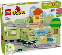 Klocki Lego Duplo 10427 Przygoda z interaktywnym pociągiem, 57 elementów, zabawka interaktywna światło i dźwięk, dla dzieci 2+