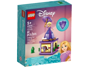 Klocki Lego Disney Princess 43214 Wirująca Roszpunka, 89 elementów, zestaw dla dziewczynki, idealny na prezent, wiek 5 lat+