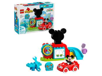 Klocki Lego Duplo 10454 Klub przyjaciół Myszki Miki i samochód, 27 el., dla najmłodszych dzieci w wieku 2 lata o więcej