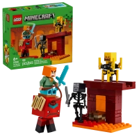 Klocki Lego Minecraft 21266 Bitwa na moście Netheru, 99 el.