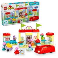 Klocki Lego Duplo 10434 Peppa i supermarket, 70 elementów, oryginalne, idealne dla dzieci 2+