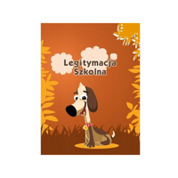 Okładka na legitymację szkolną - Piesek