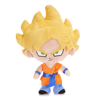 Dragon Ball Super, Maskotka pluszowa Super Saiyan, 31 cm, bardzo miły plusz, 0+