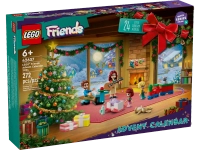 Klocki Lego Friends 42637 Kalendarz adwentowy 2024, 272 elementy, świąteczny kalendarz z 24 drzwiczkami, idealny prezent dla dziewczynki, wiek dziecka 6+