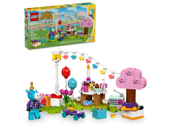 Klocki Lego Animal Crossing 77046 Przyjęcie urodzinowe Juliana, 170 elementów, figurka konia Juliana, wysoka jakość, na podstawie gry Nintendo, dla dzieci w wieku 6 lat+