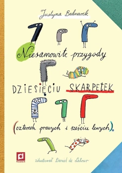 Książka Niesamowite przygody dziesięciu skarpetek, Justyna Bednarek, twarda oprawa, wydanie 2