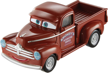 Disney Pixar Cars Auta, Samochód resorak pick up Młody Szpachel Heyday Smokey, metalowe nadwozie, dla fanów bajki, zabawka dla trzylatka