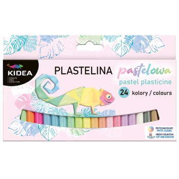 Perform Kidea, Plastelina pastelowa, 24 kolory, pastelowe kolory, miękka i delikatna