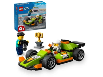 Klocki Lego City 60399 Zielony samochód wyścigowy, 56 el. pojazd i 2 figurki, fajny zestaw dla malucha wieku 4+