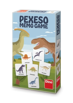 Gra pamięciowa Memory Dinozaury, 48 kart, dla dzieci w wieku 4+