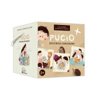 Nasza Księgarnia, Pucio. Historyjki obrazkowe, 36 elementów, 12 historyjek, zabawka edukacyjna dla dzieci 2+