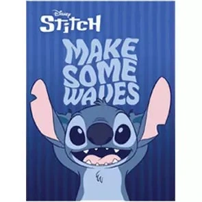 Zeszyt A5 w Trzylinie Stitch na plaży - Szkolna Wyprawka dla Dzieci