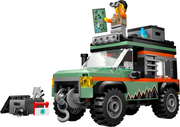 Klocki Lego City 60447 Górska ciężarówka terenowa 4x4, 221 el., oryginalne klocki