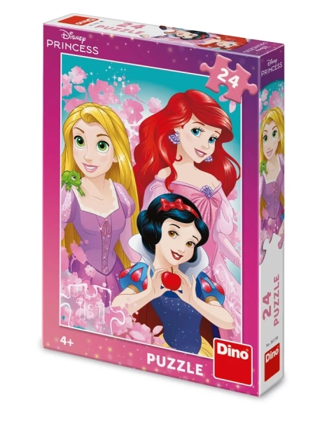 Księżniczki, Puzzle dla dzieci 3 księżniczki, 24 el.