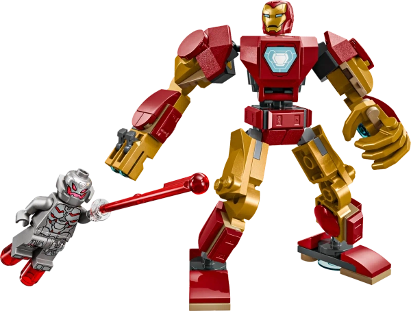Klocki Lego Marvel Super Heroes 76307 Mech Iron Mana kontra Ultron, 101 el. w tym 2 minifigurki 