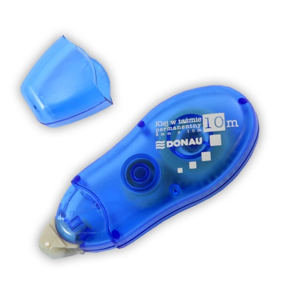 Klej przezroczysty w taśmie, 8 mm x 10 metrów, Donau 